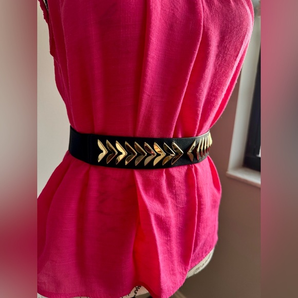 Express Black and Gold Women's Belt, S/M - Picture 3 of 9